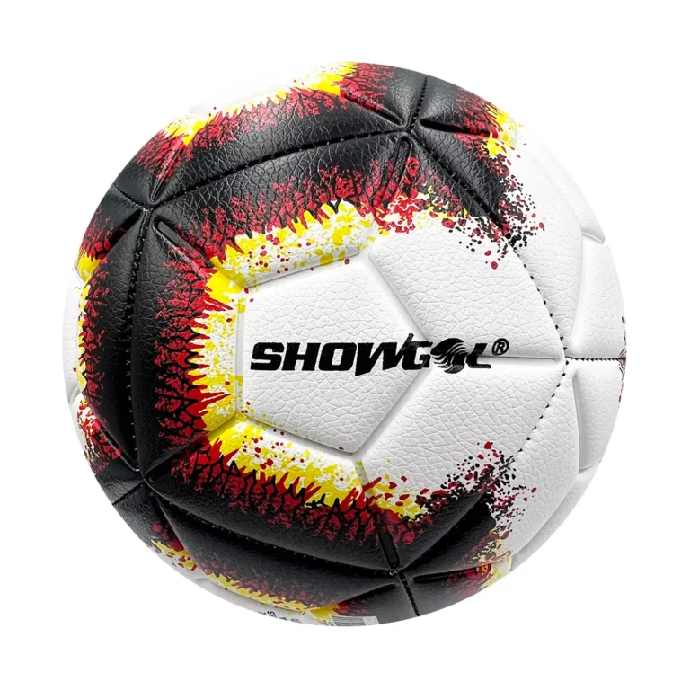 PELOTA DE FUTBOL SHOWGOL CUERO PVC FOAM COSIDAS ROJO