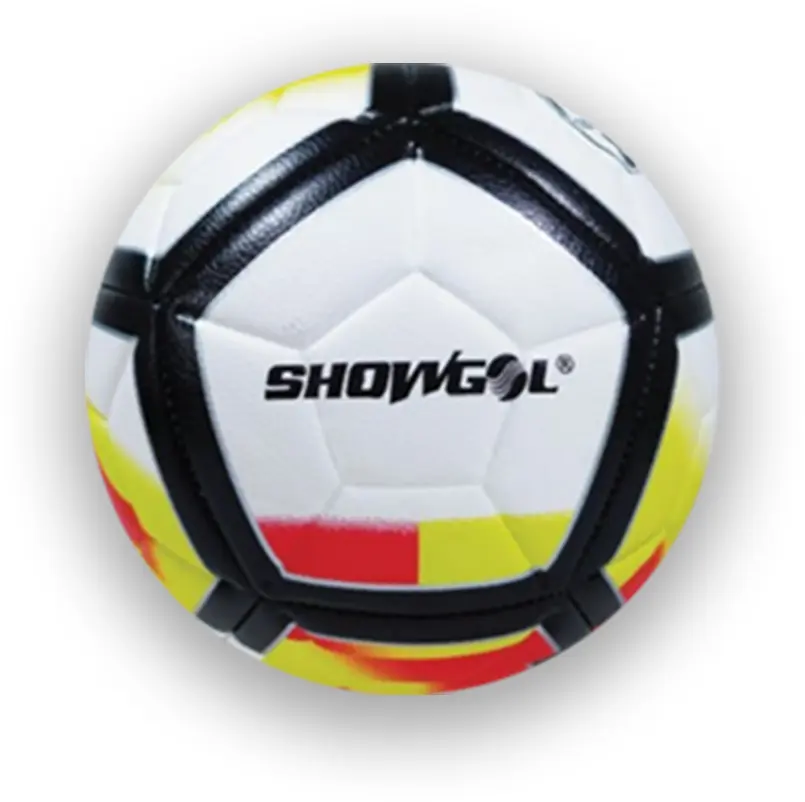 PELOTA DE FUTBOL SHOWGOL CUERO PVC FOAM COSIDAS ROJO BLANCO SHO-660B-2