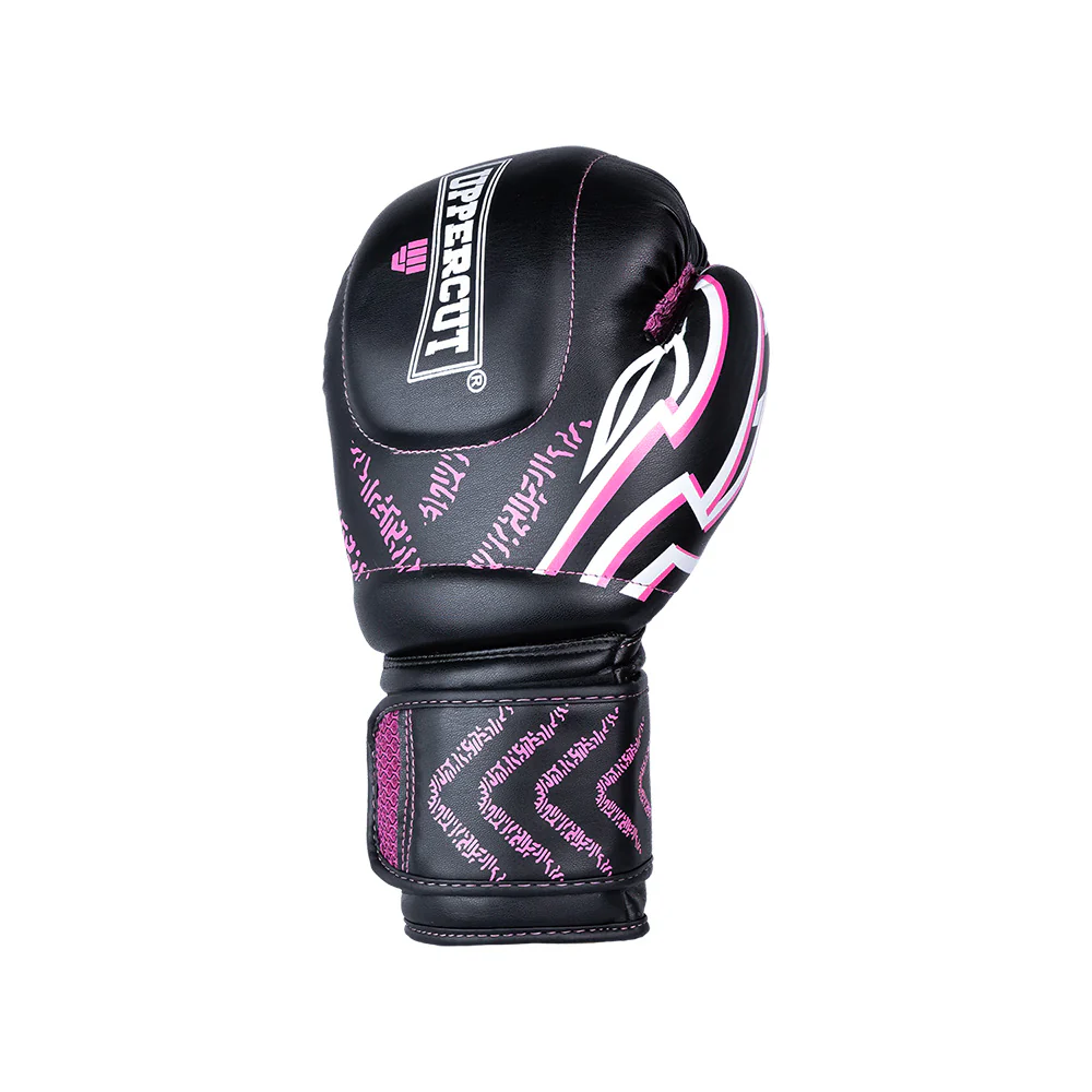 GUANTES DE BOX UPPERCUT BURN ROSADO-BLANCO CON NEGRO