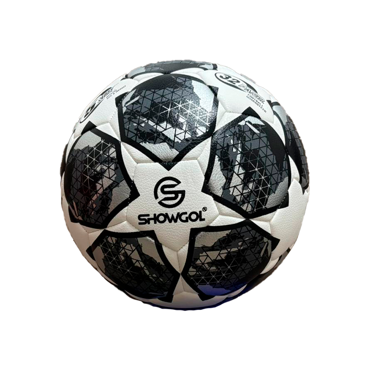 PELOTA DE FUTBOL PVC FOAM COSIDO SHOWGOL 600A-6 NEGRO