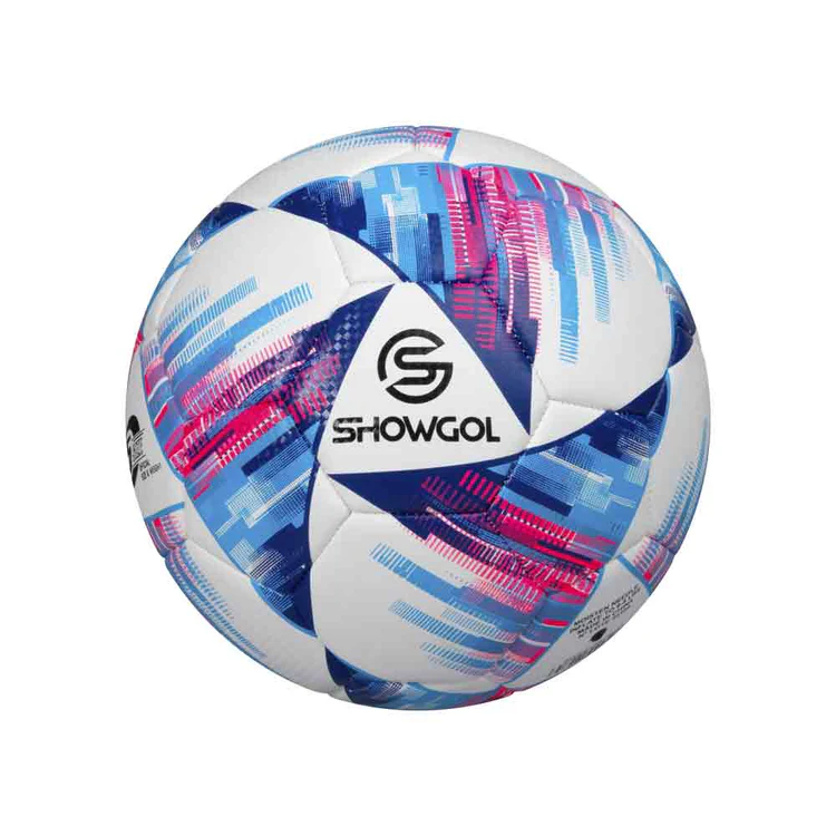 PELOTA DE FUTBOL SHOWGOL PARA GRASS PVC FOAM COSIDAS 600J-4 BLANCO AZUL
