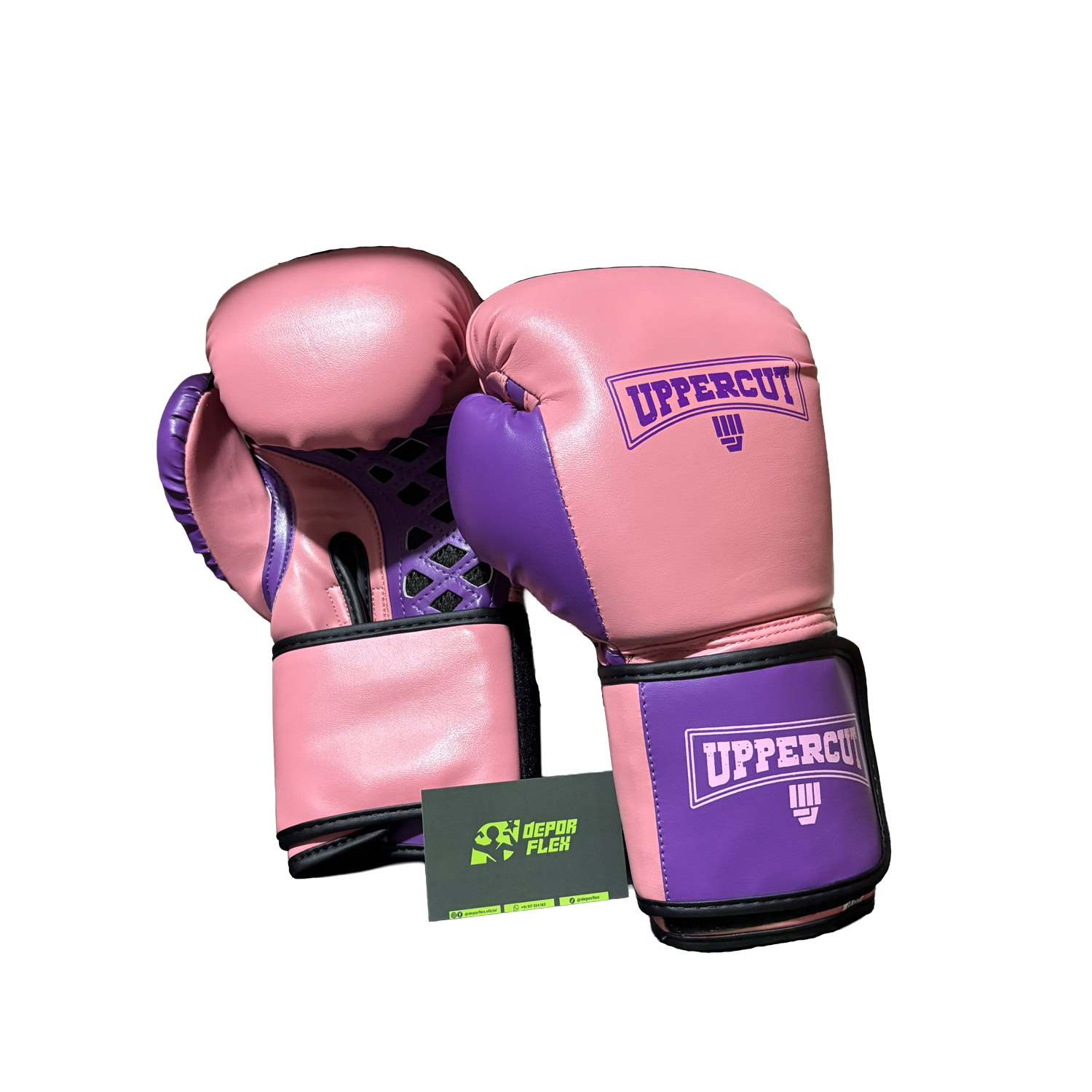GUANTES DE BOX ROSA METALICO UPPERCUT UPP-1195